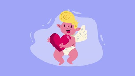 cupido con el corazón