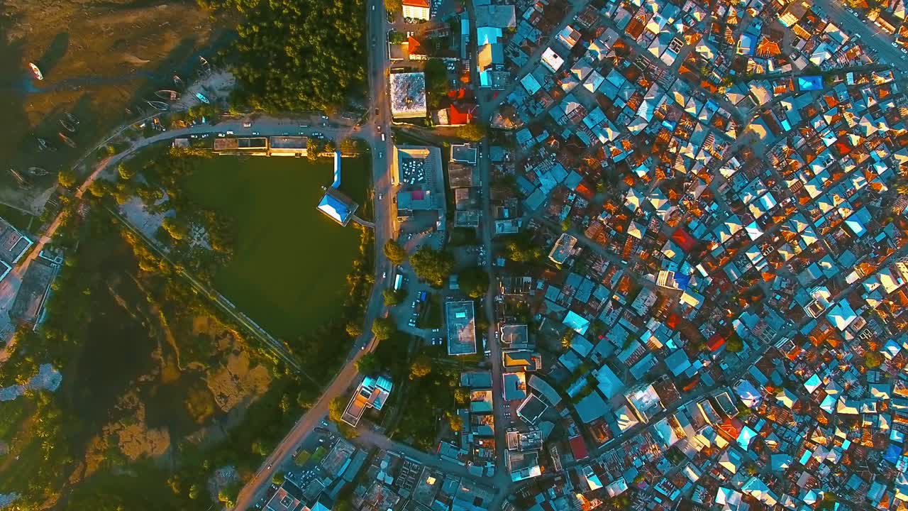 잔지바르 군도의 섬 조감도