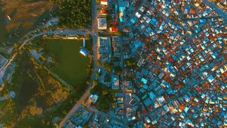 aerial view of the islands in zanzibar archipelago