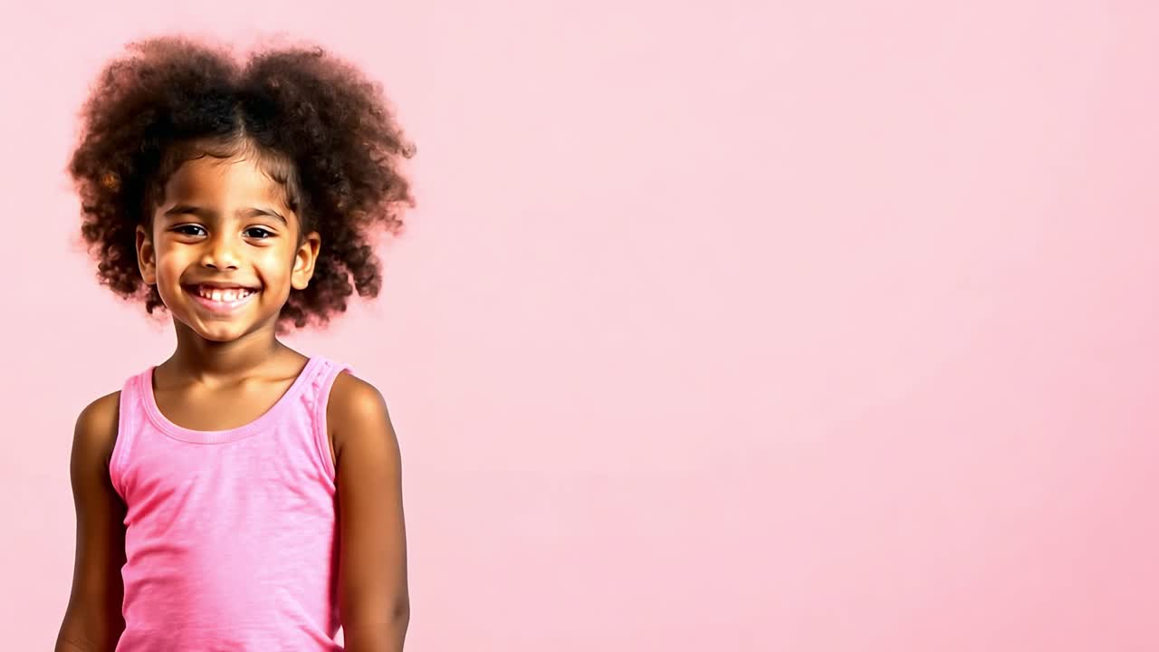 una chica joven con una gran sonrisa