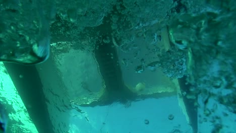 sailboat seen from below