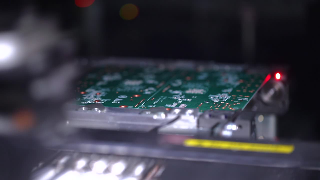 assembling the motherboard components by machine in Turkey