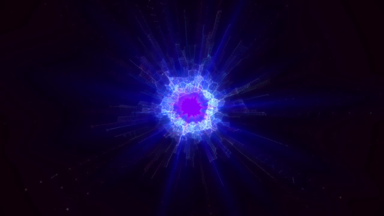 tecnología de animación 4k fondo futurista abstracto