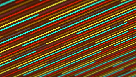 líneas de colores que ascienden diagonalmente en el fondo en perspectiva