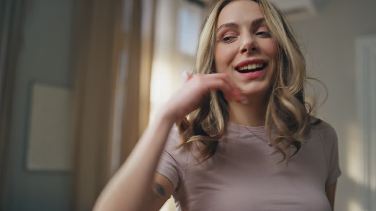 Woman showing weight loss