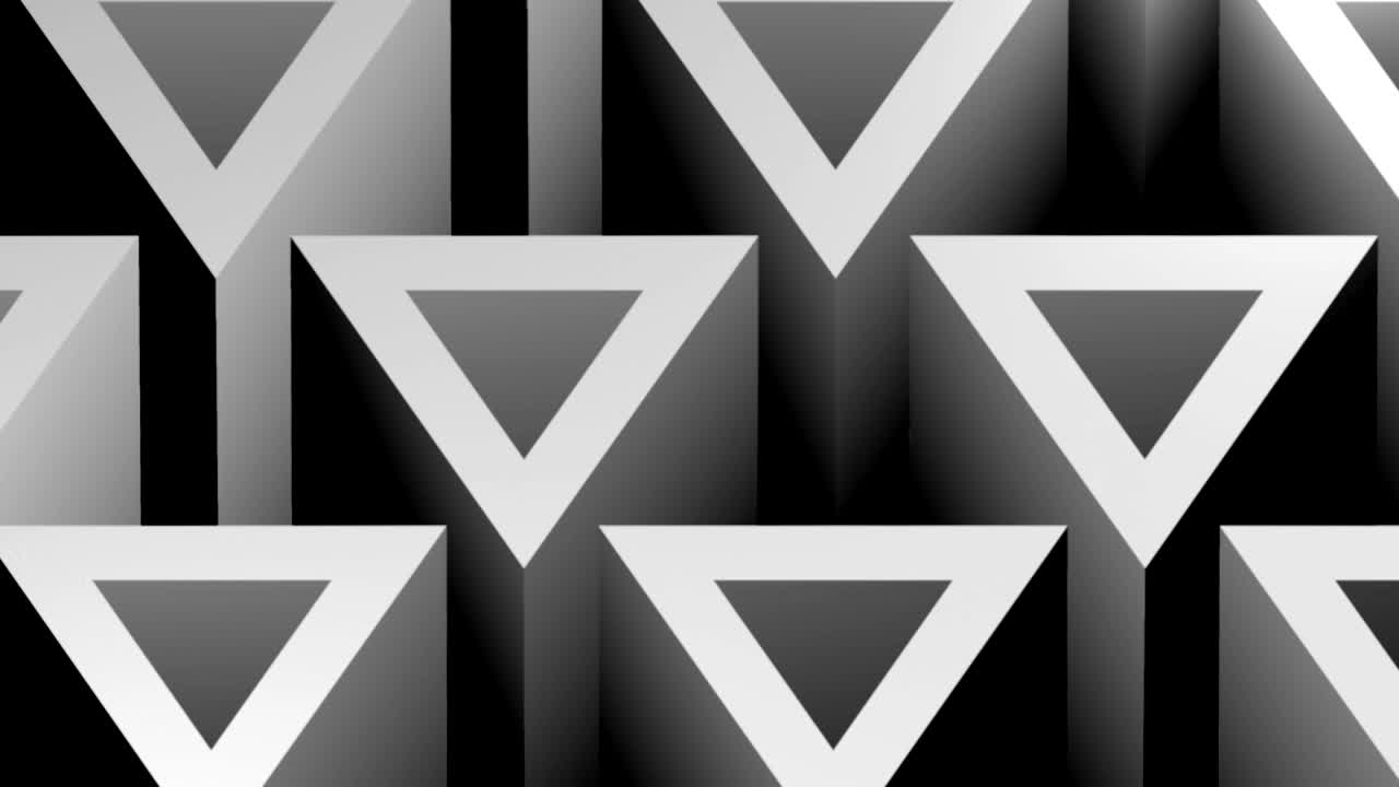 Triangular Grey Background 4k Video Seamless Loop Animation.
