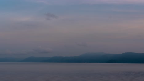 serene lake and mountain landscape
