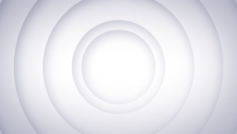 círculo de estilo de moda animado mínimo. brillante arte contemporáneo vj bucle de fondo capaz. plantilla plana vívida para el fondo. anillo ondulante blanco ilustrado en círculo en movimiento. fondo monocromático claro