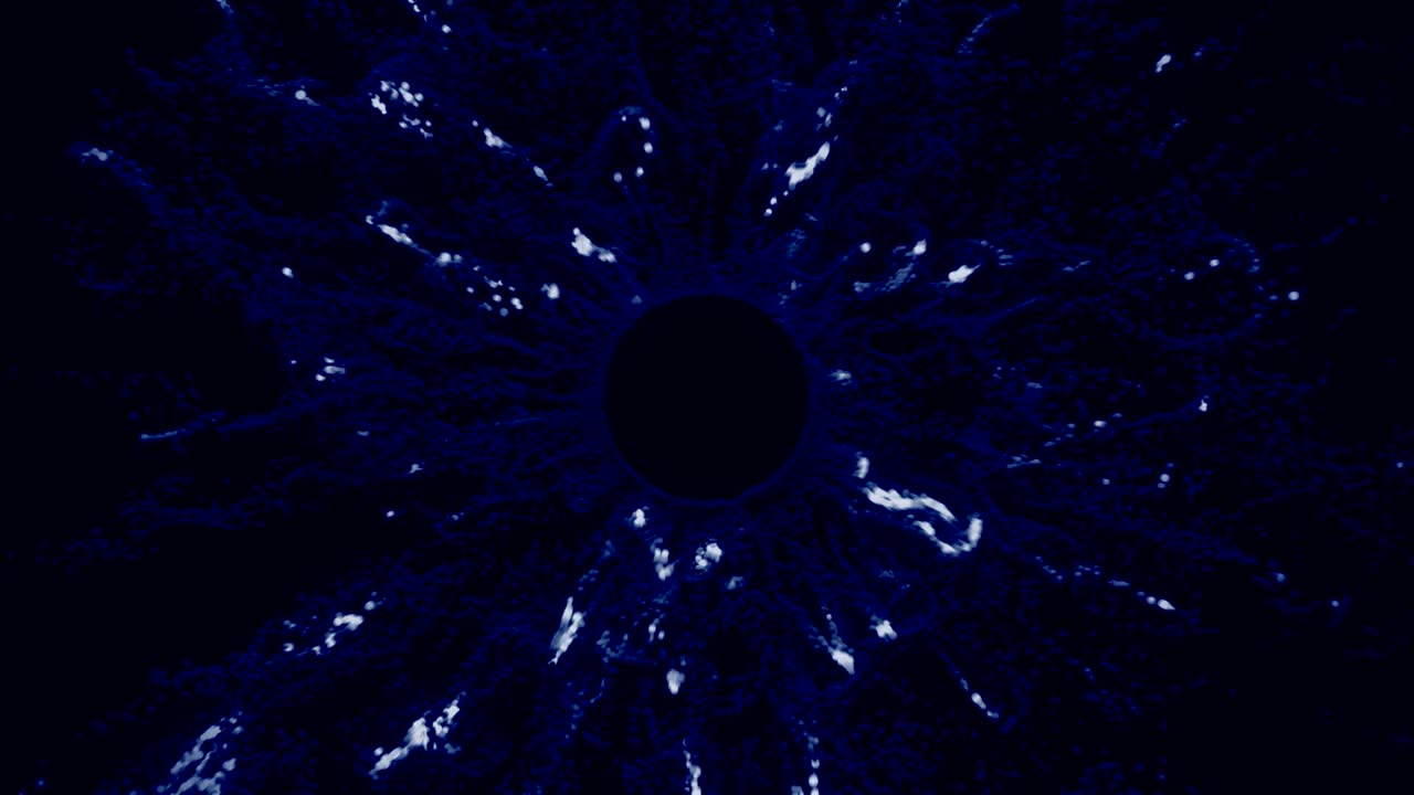 4k cgi 페인트 파우더 및 라이트 시레이션