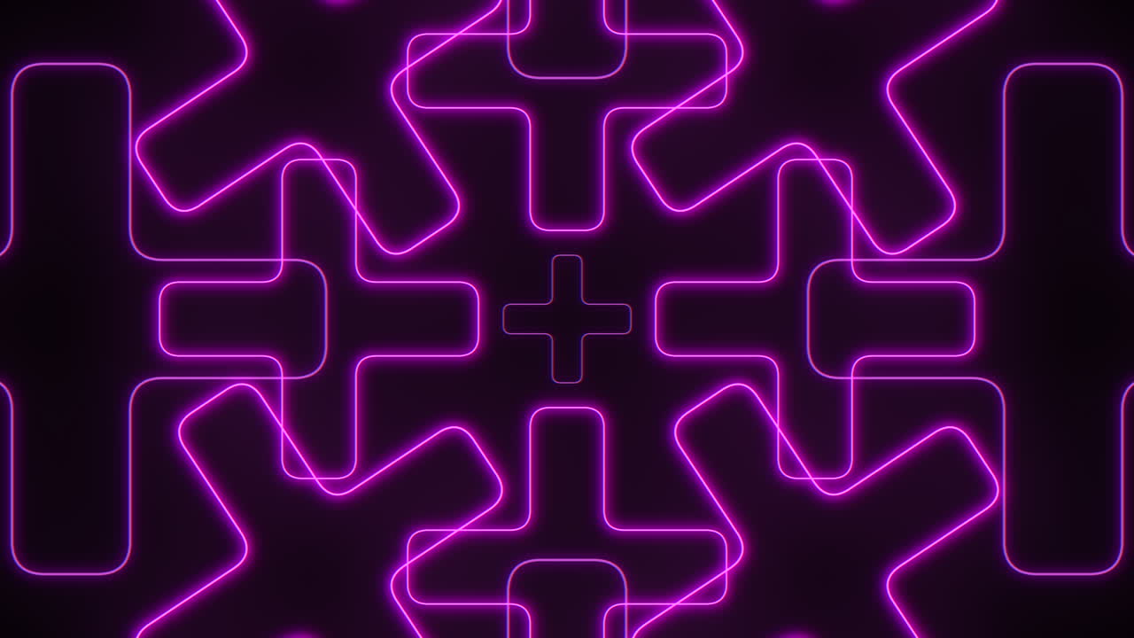 elegante patrón de cruz púrpura sobre un fondo negro
