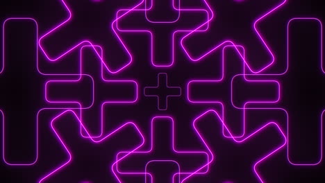 Elegant-purple-cross-pattern-on-black-background