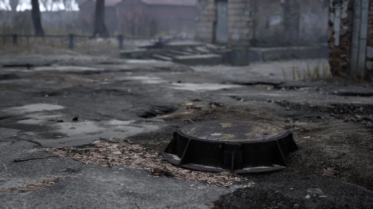 숲 속 의  ⁇ 은 버려진 차고