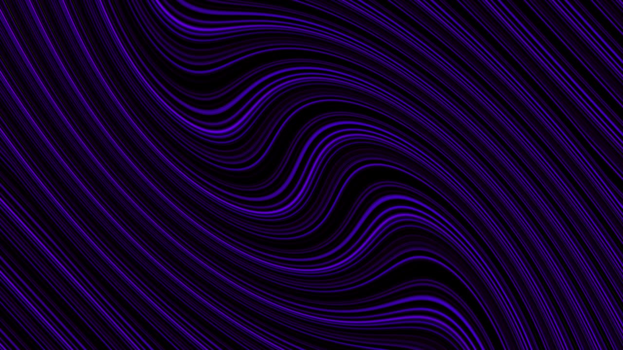 Animated blue colorful stripes smooth wavy line background