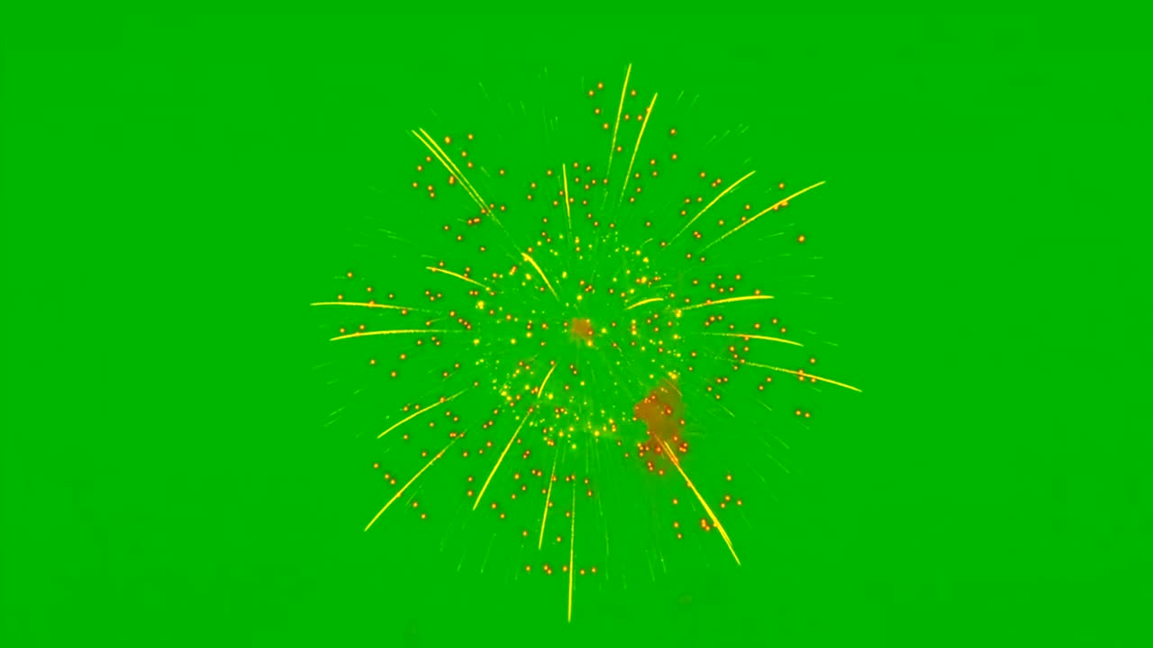 fuegos artificiales estallando brillo aislado oro colorido fuego nocturno, hermosa explosión