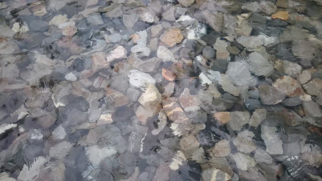 바다 위의 해가 지는 스 비디오