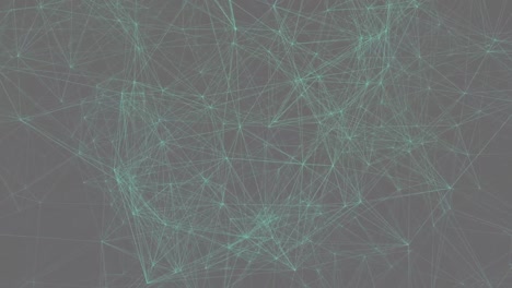 animation of network of connections over dark background