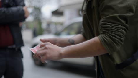 street magic performance