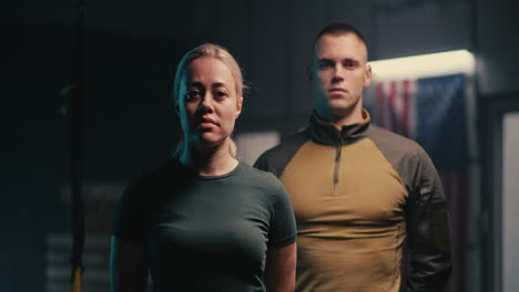 military training portrait