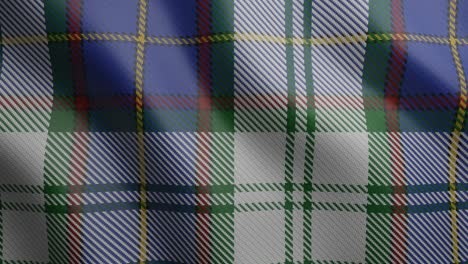 classic dress tartan of canadian territory alberta. 3d waving fabric texture