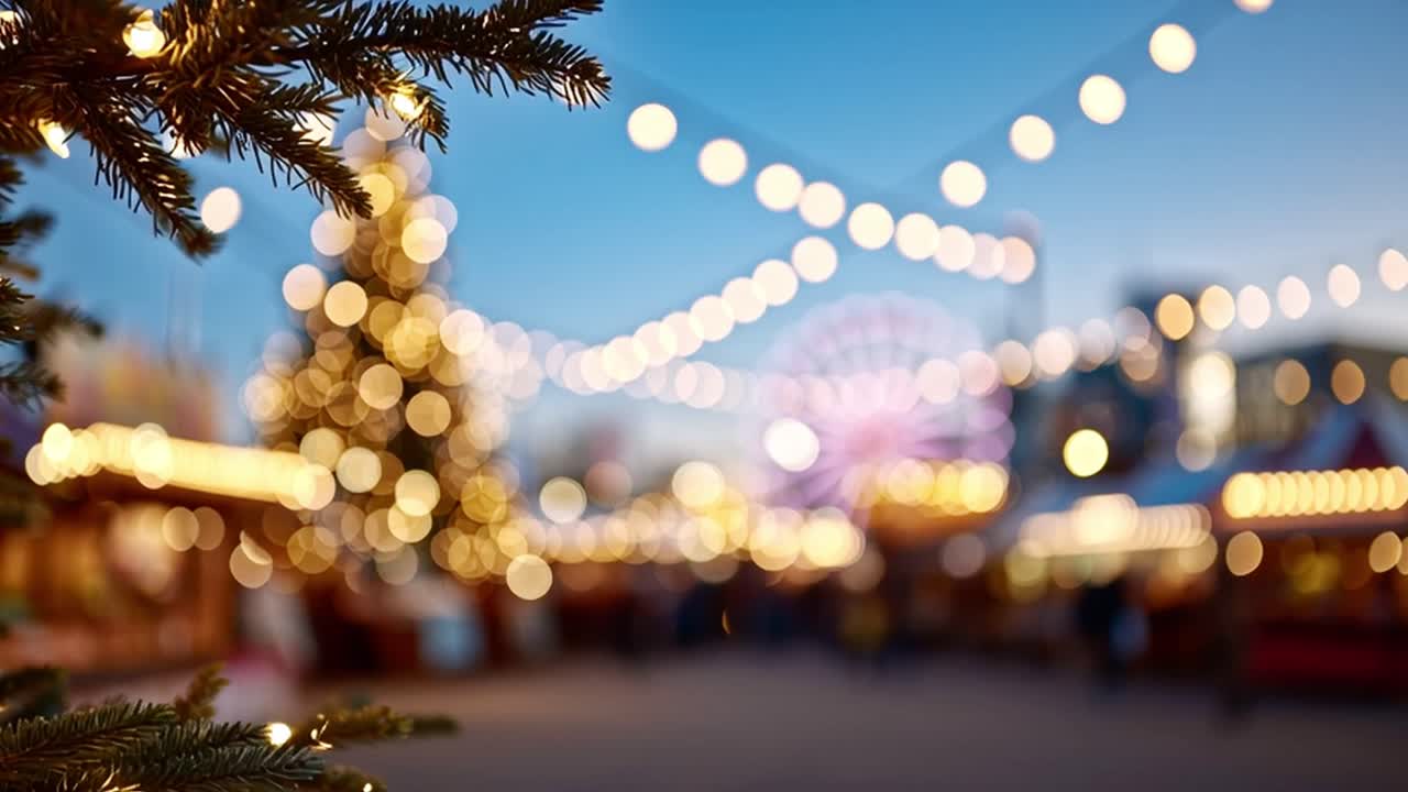 Julemarked med lys