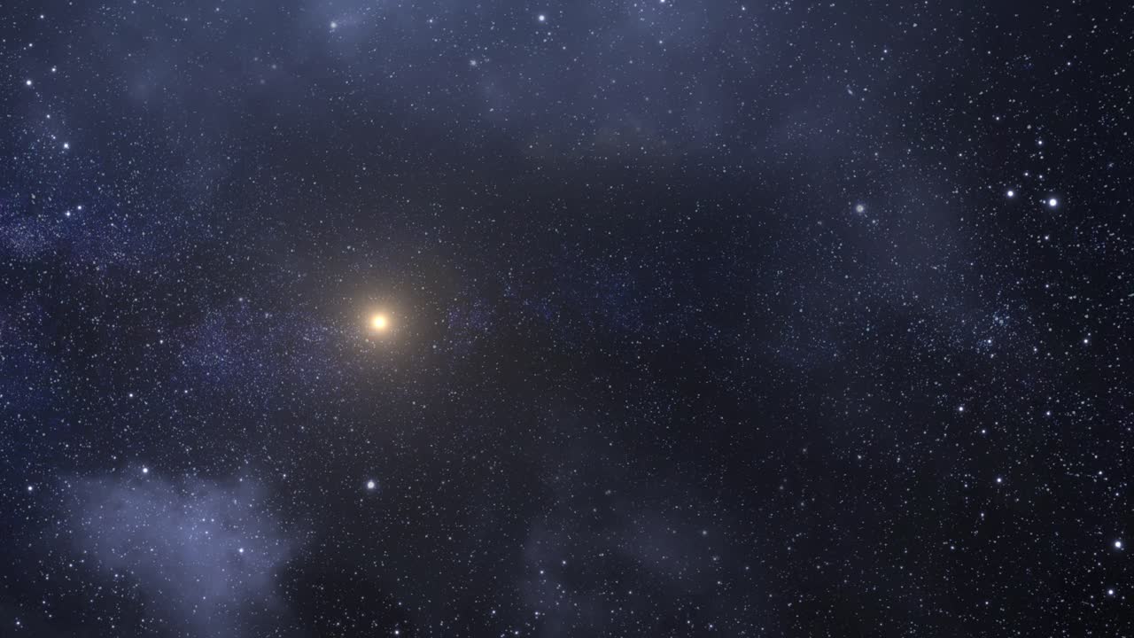nebula fog in outer space