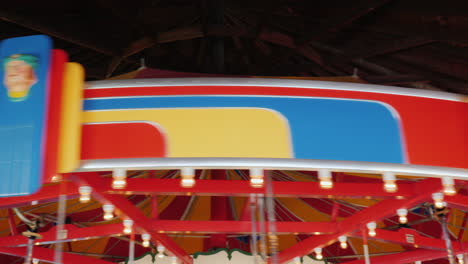 the upper part of the old carousel rotates