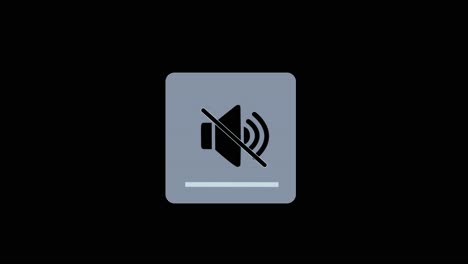 audio technology music and sound volume moving icon animation with black background sound icon audio