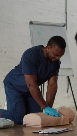 cpr training session