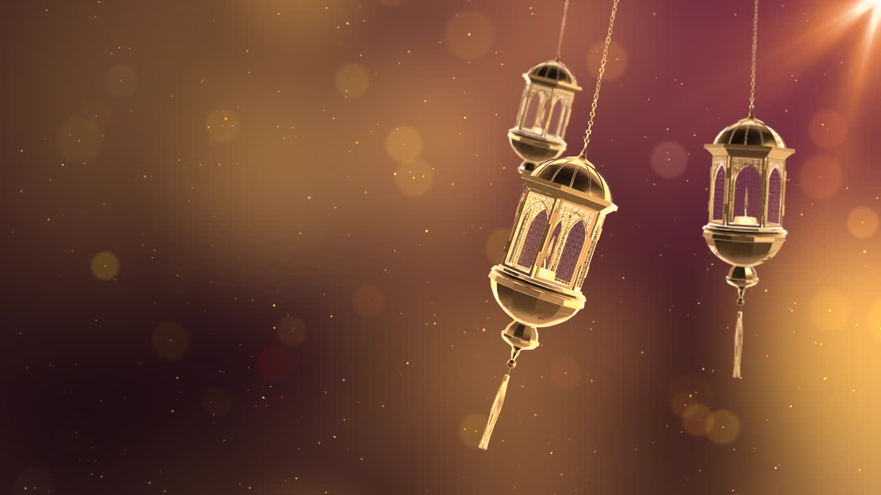 Arabic islam culture festival greeting motion design loop animation beautiful eid mubarak islamic