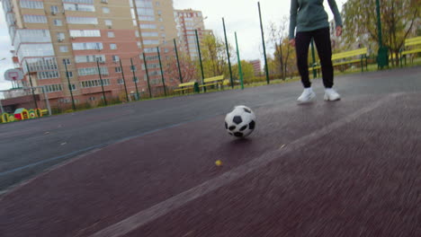 women playing soccer