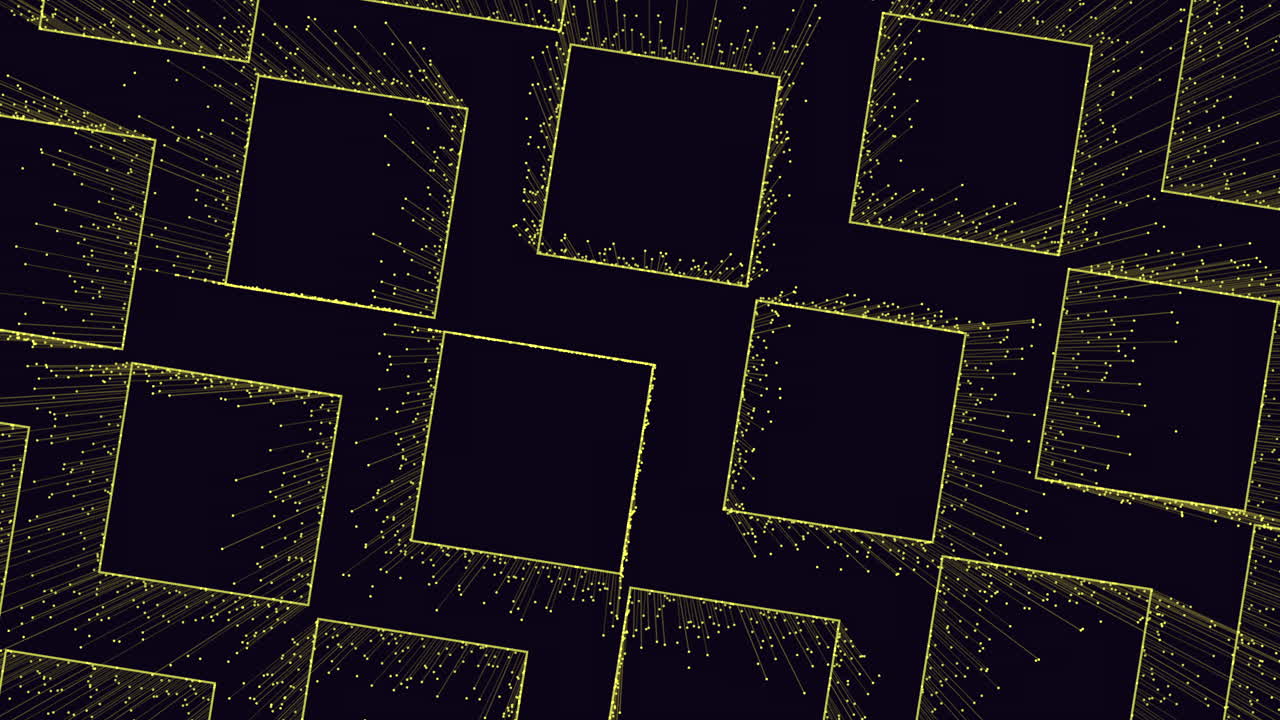 Zigzag checkerboard pattern with black and yellow squares