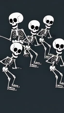 dancing skeletons