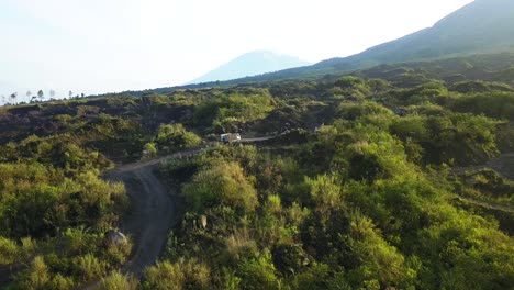 trucks-through-the-uphill-roads-on-the-sand