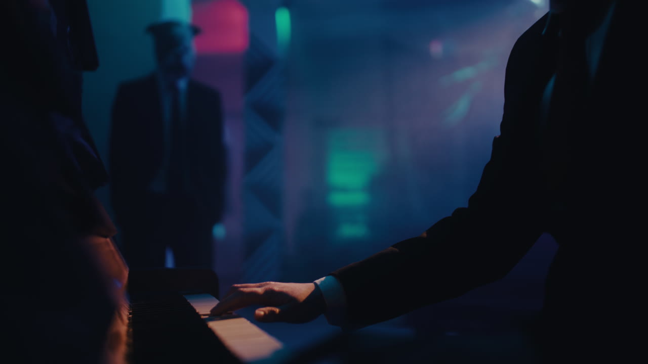 Man in a Dog Mask at a Nightclub