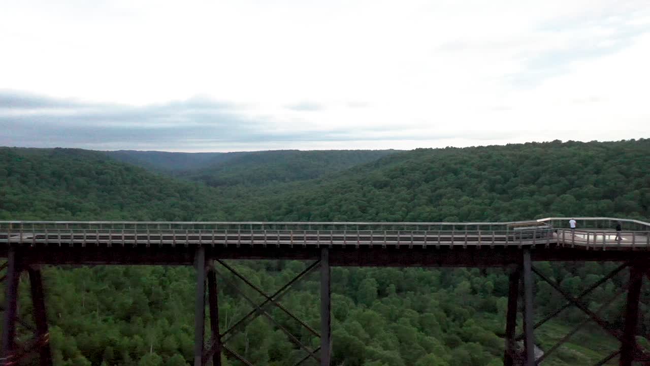 kinzua arial 4k video por drone