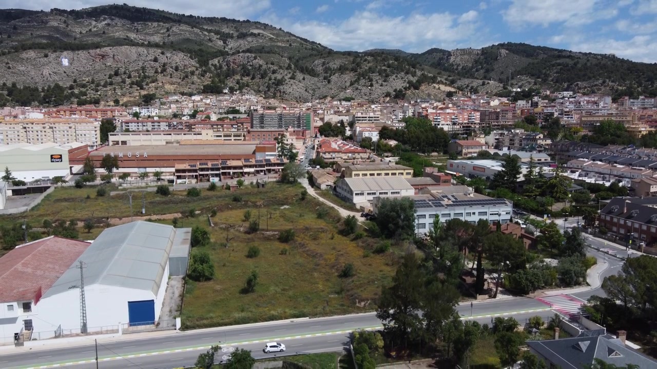 La città di Onil con vecchie fabbriche di giocattoli tradizionali. Spagna