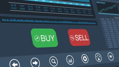 online trading concept