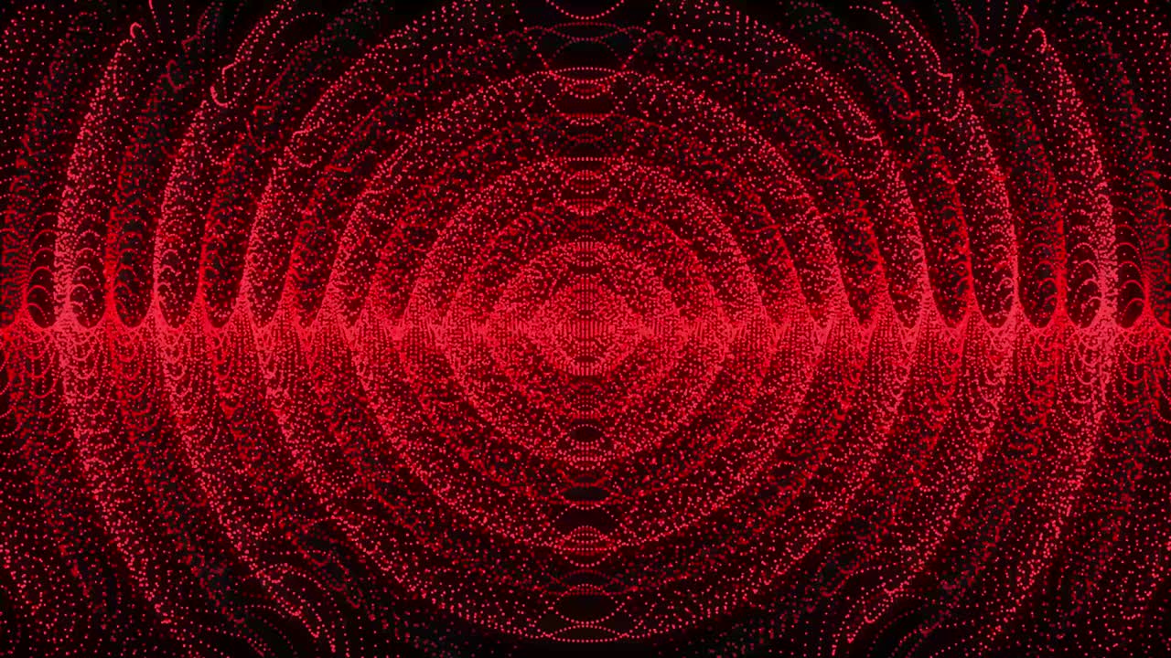 Rainbow Color Change Dot Shape Pattern Animation