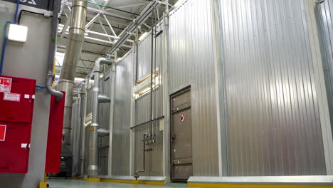 interior de las instalaciones industriales