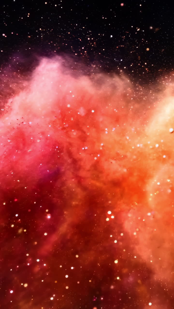 A colorful cloud of smoke with a rainbow of colors. The smoke is in the sky and it looks like it's coming from a fire