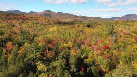 sunny autumn in new hampshire usa