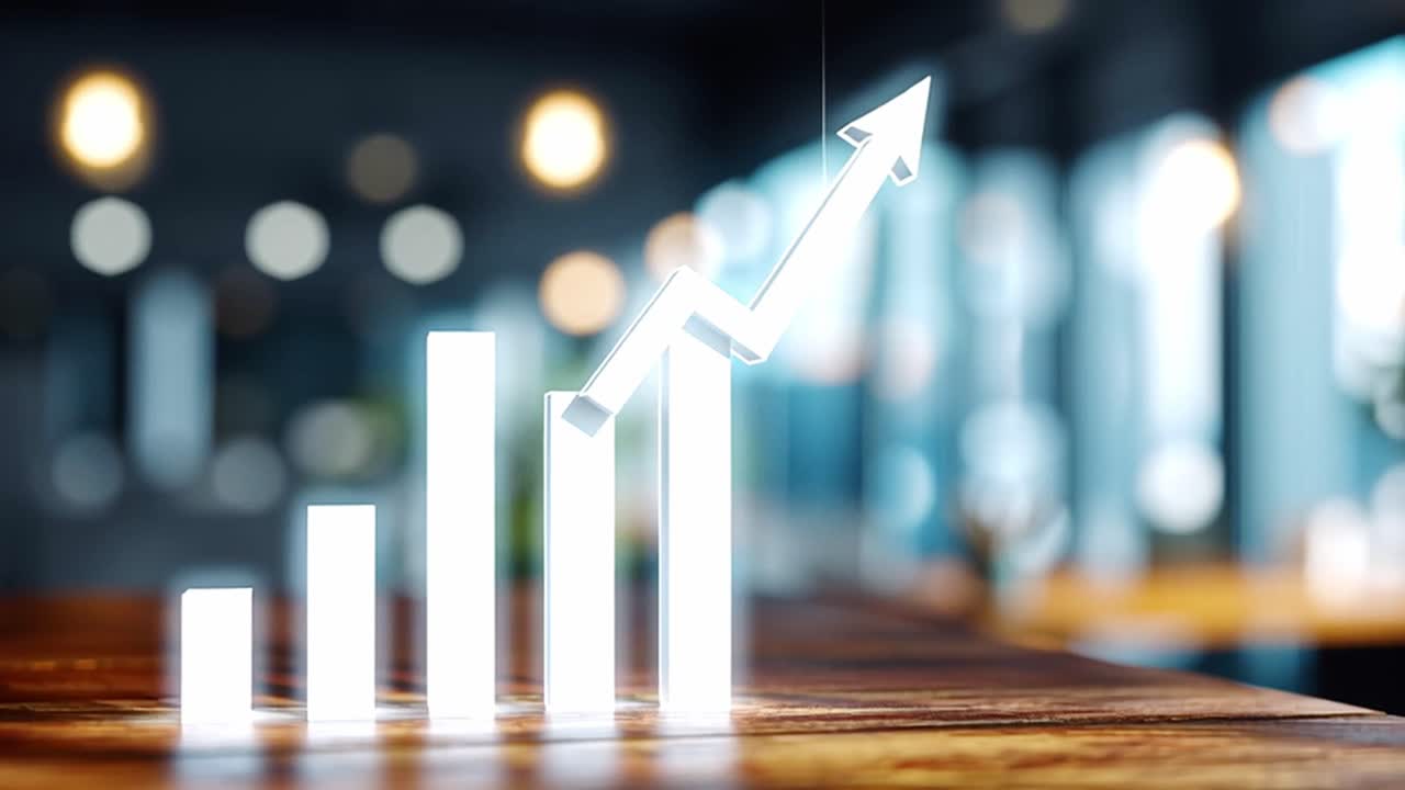 Growth Chart Representing Business Success