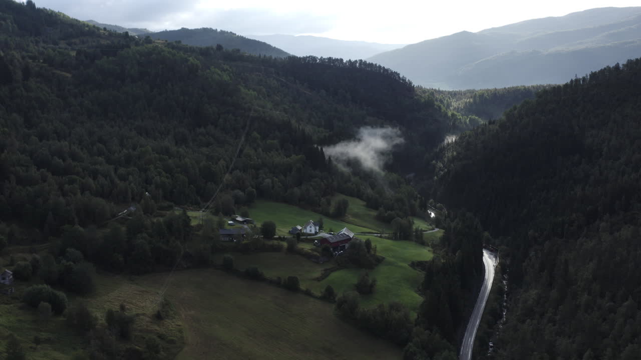 Norwegian Valley Landscape