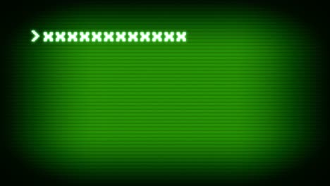welcome back - retro green screen digital art