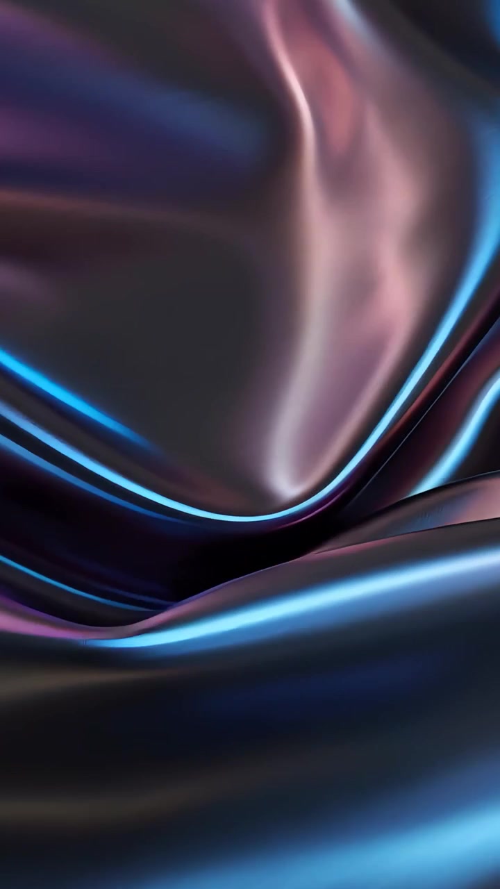 Abstract Metallic Waves Background 4K