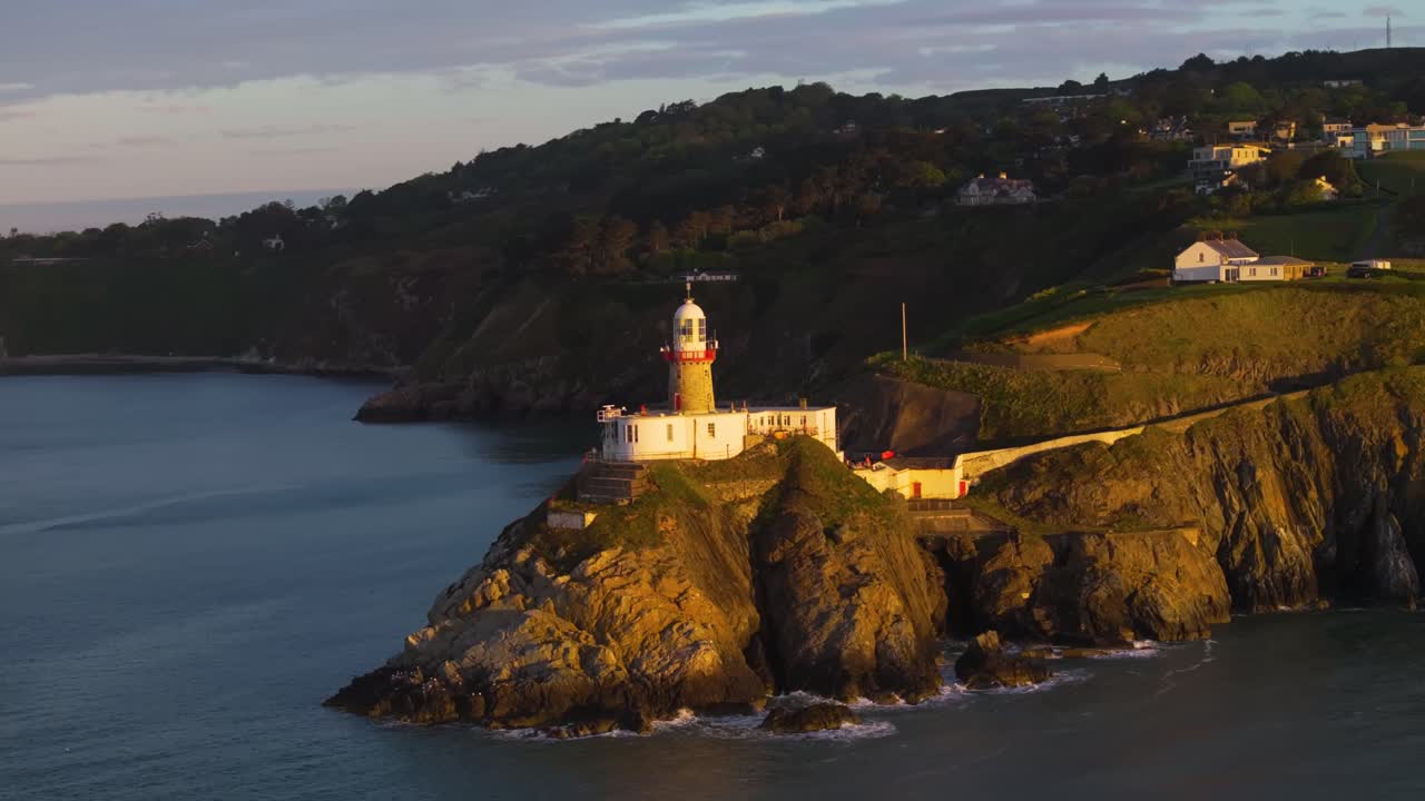 4K Cinematic Drone Footage of Baily Lighthouse at Sunrise – Howth, Co. Dublin, Ireland_15