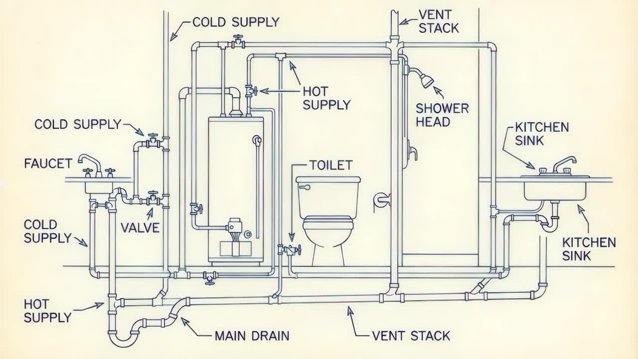 Plumbing System Diagram