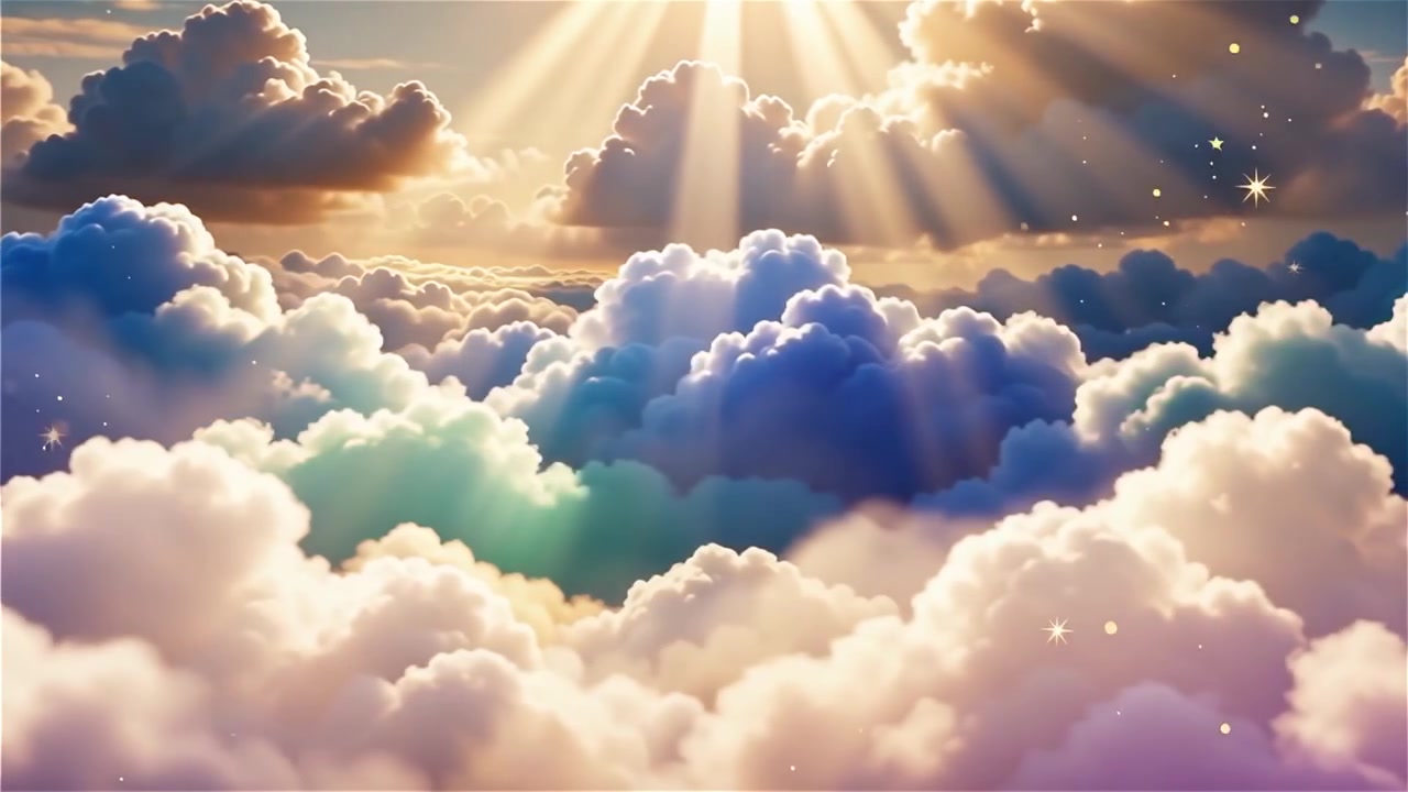 Sfondo di Adorazione Cristiana con Luce Celeste