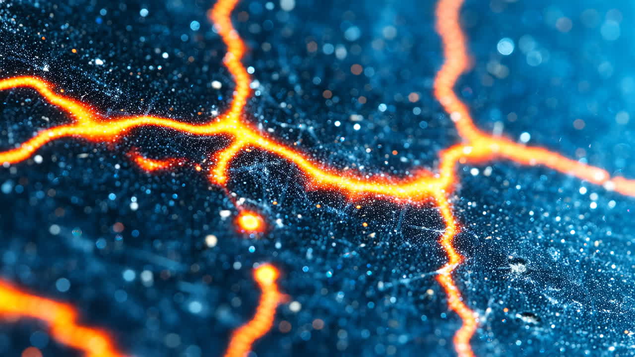 Abstract lava fractal