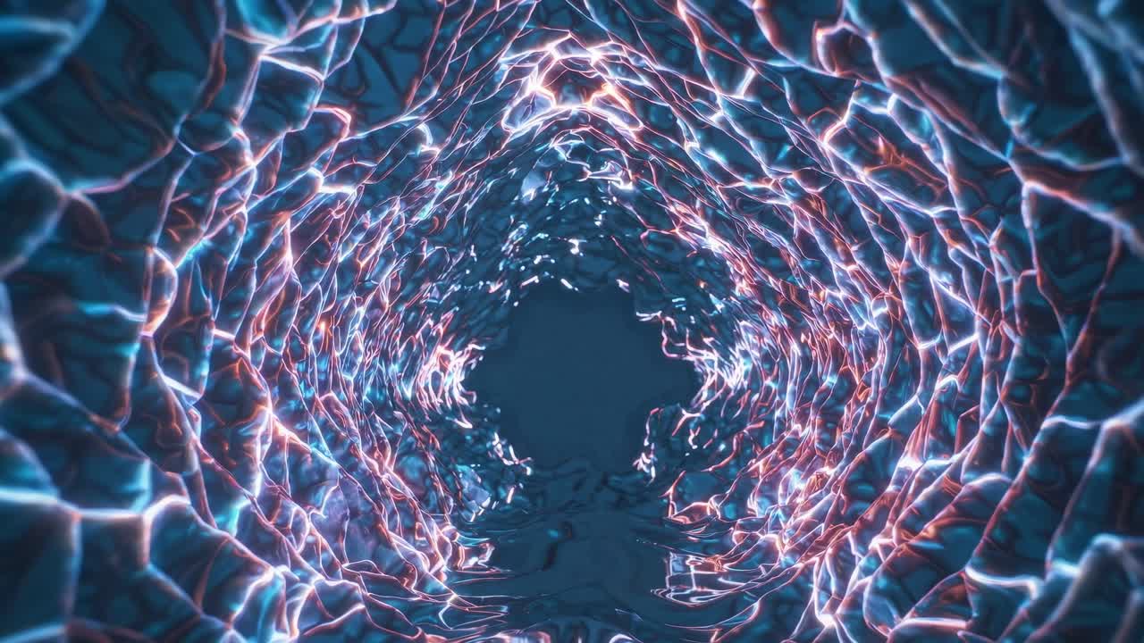túnel de energía abstracto